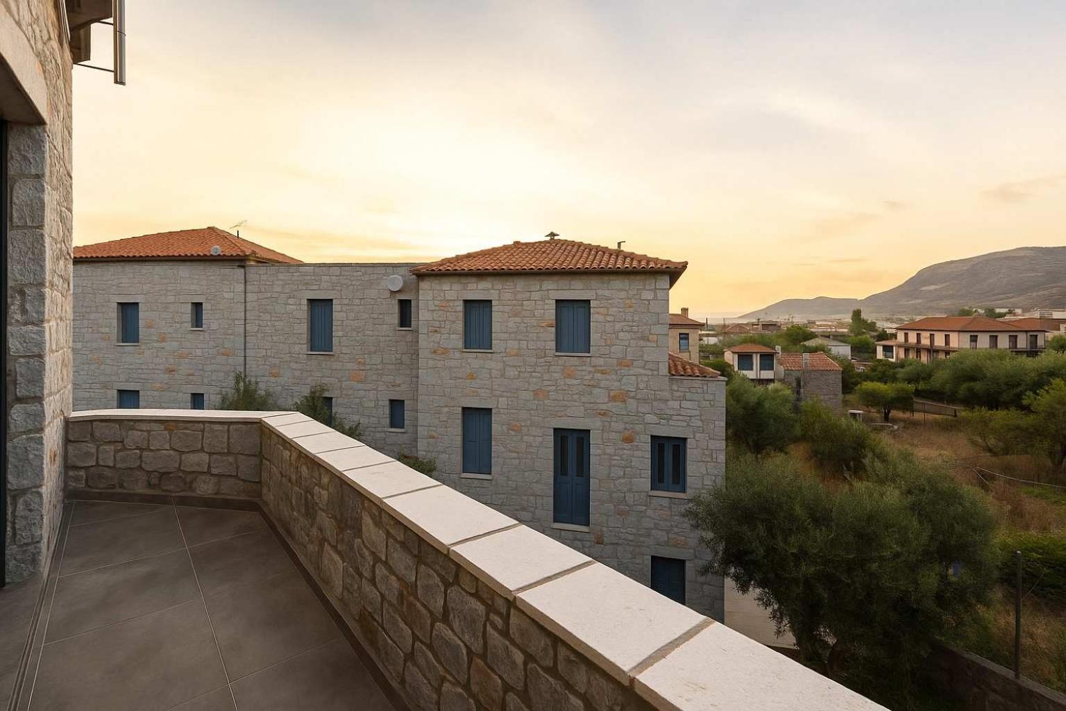 Mani Stone Built Home A Breath Away To The Sea Stoúpa Exterior foto